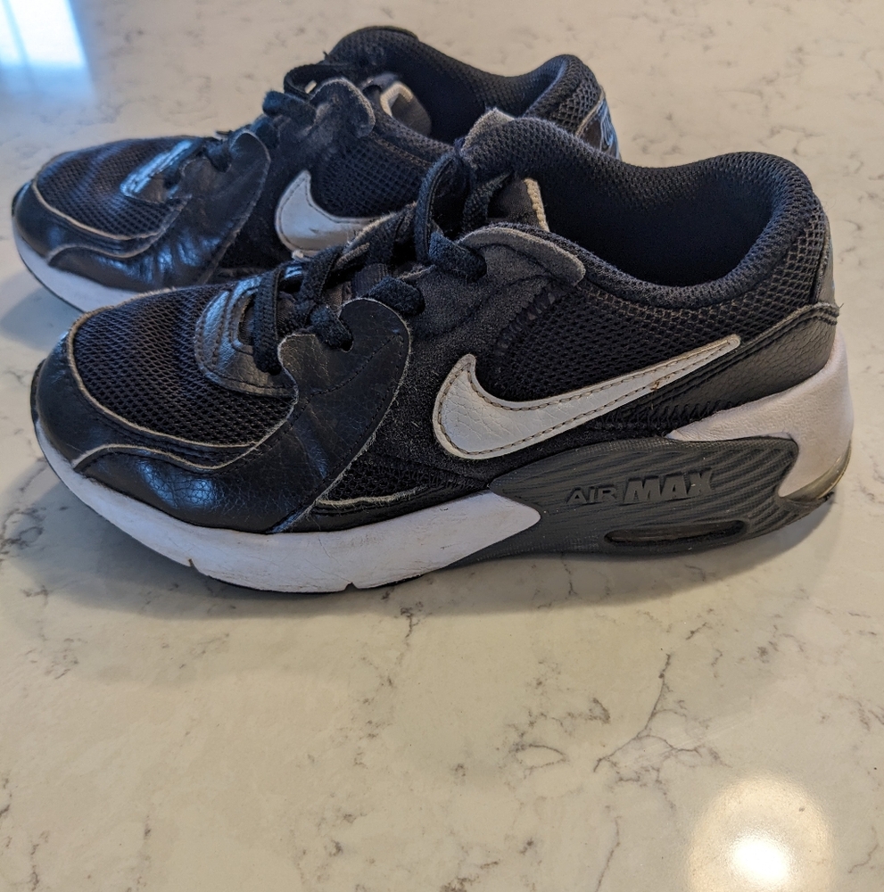 Nike Kids Air Max Black and White Shoes